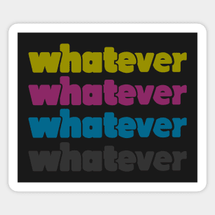 whatever CMYK Sticker